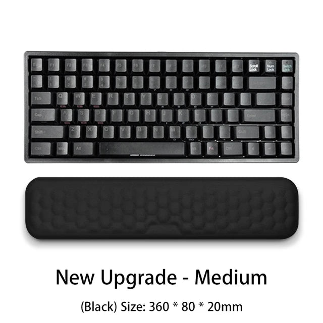 Memory Foam Keyboard Wrist Rest and Mouse Pad Set
