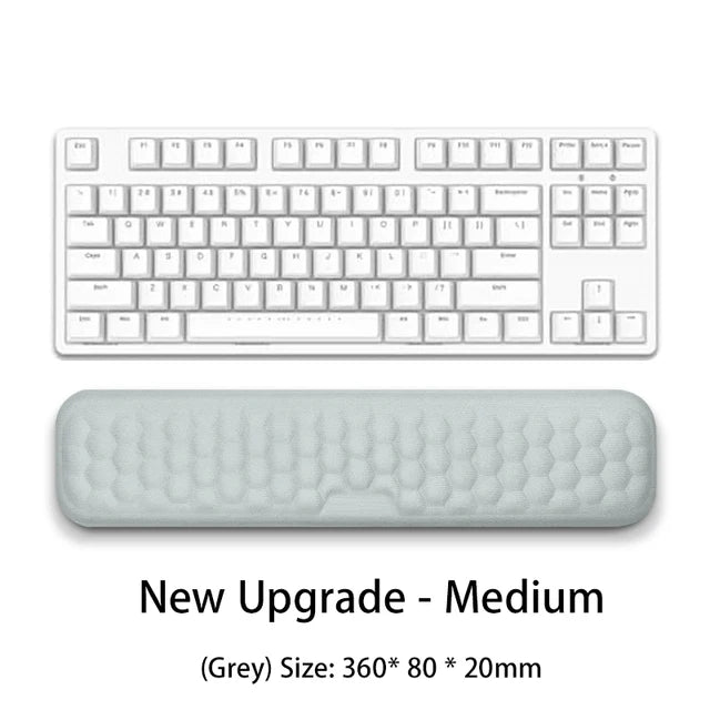 Memory Foam Keyboard Wrist Rest and Mouse Pad Set