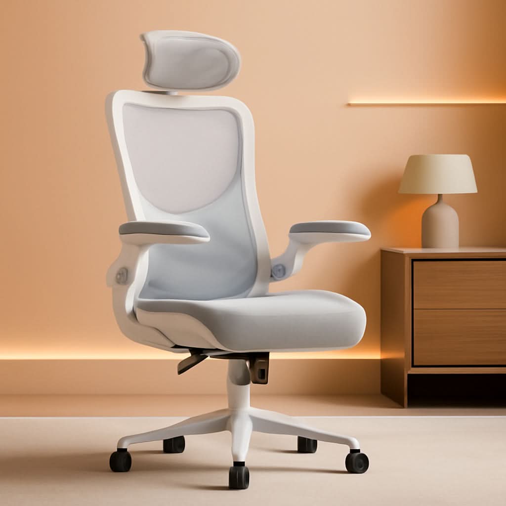 Ergonomic Mesh Office Chair With Adjustable Lumbar Support-0