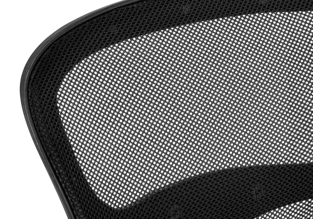 Black Adjustable Height Office Chair | Swivel, Rolling, Ergonomic Seat