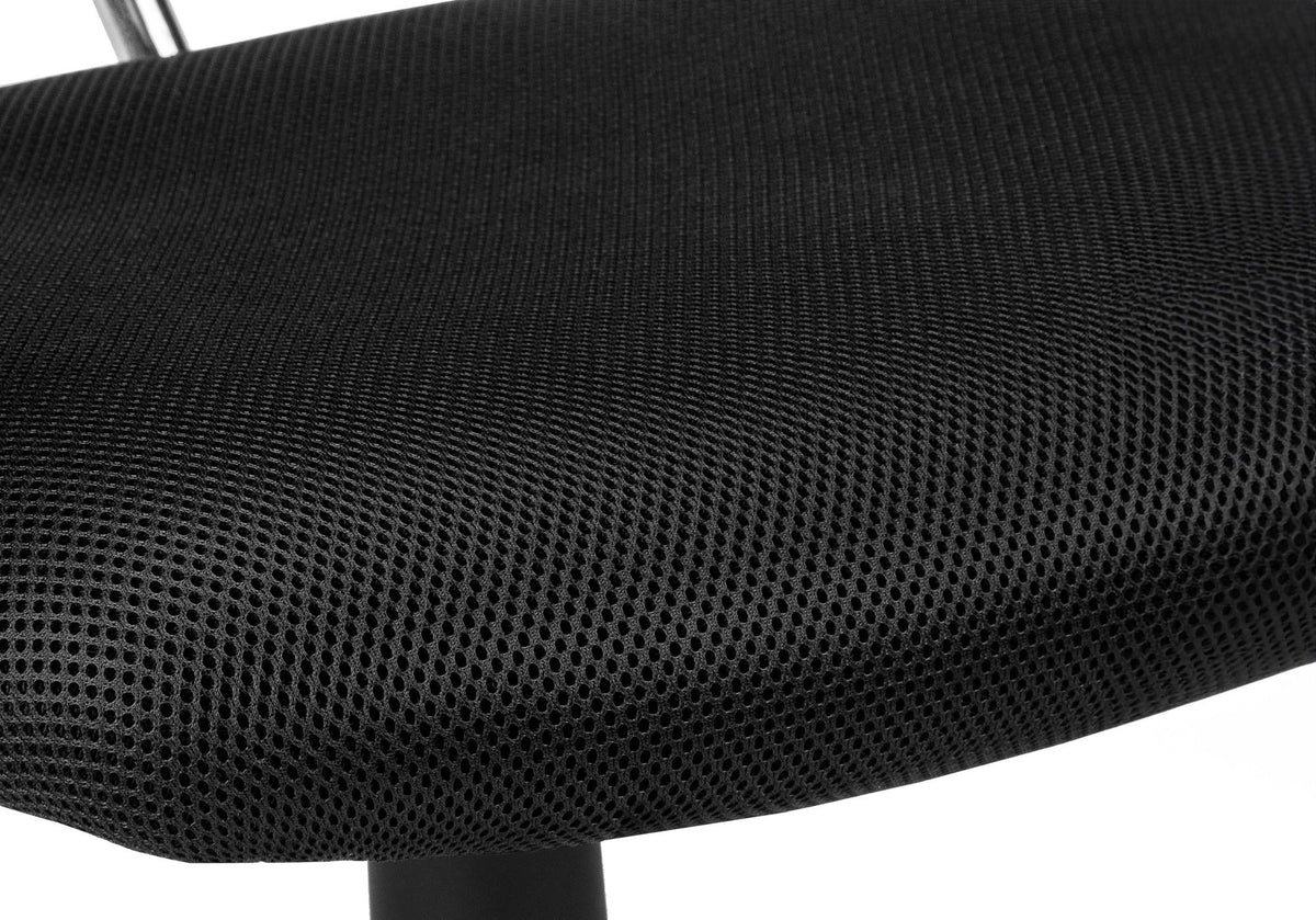 Black Adjustable Height Office Chair | Swivel, Rolling, Ergonomic Seat