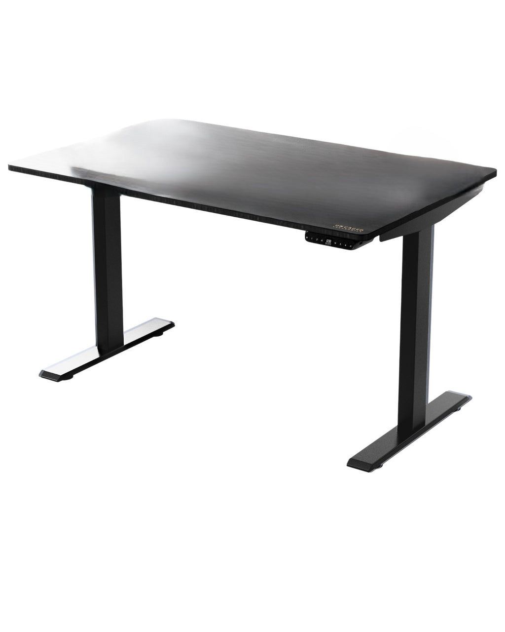 48" Black Stainless Steel Adjustable Standing Desk