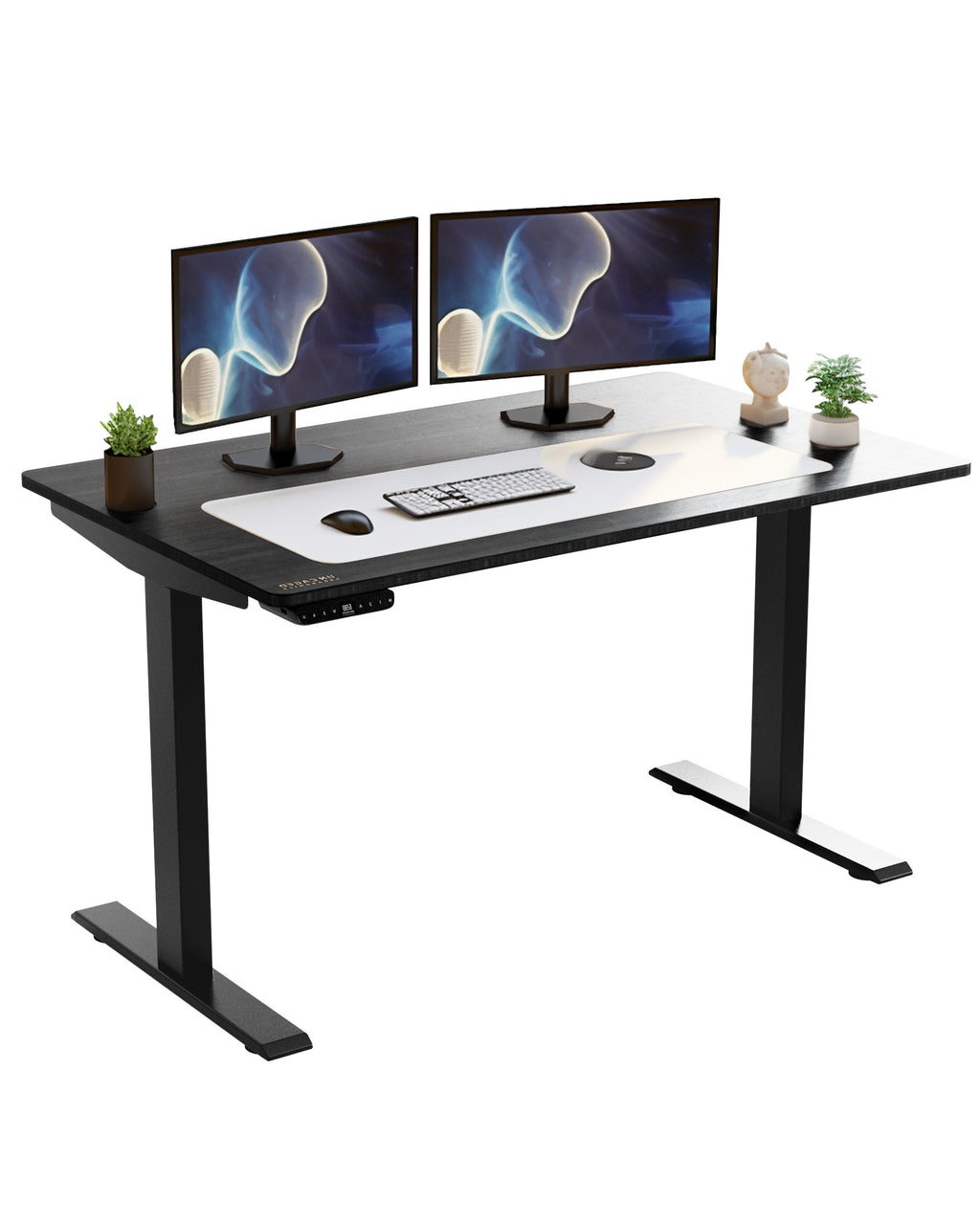 48" High Quality Black Stainless Steel Adjustable Computer Desk