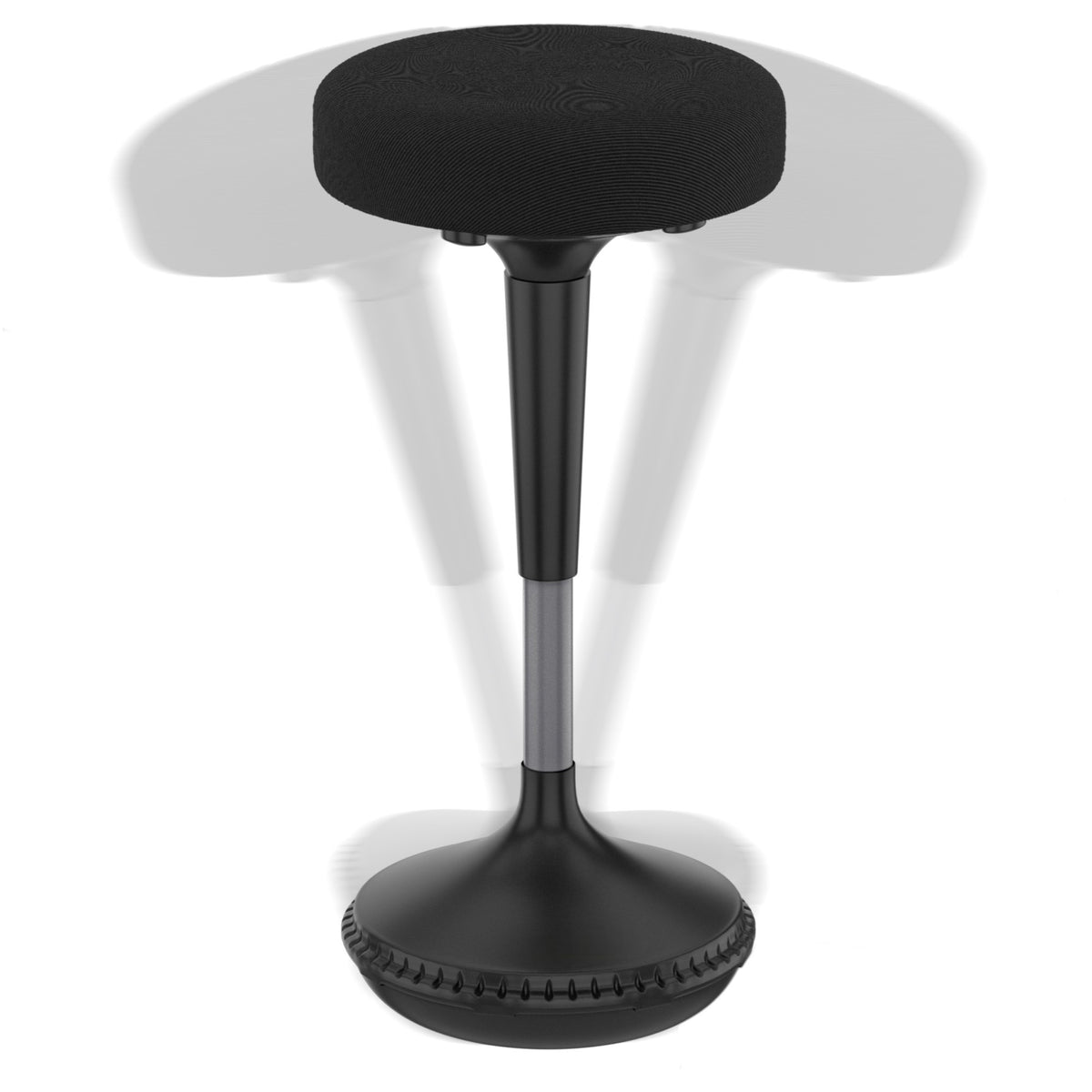Black & Gray Adjustable Height Office Chair | Swivel, Ergonomic, Modern Style