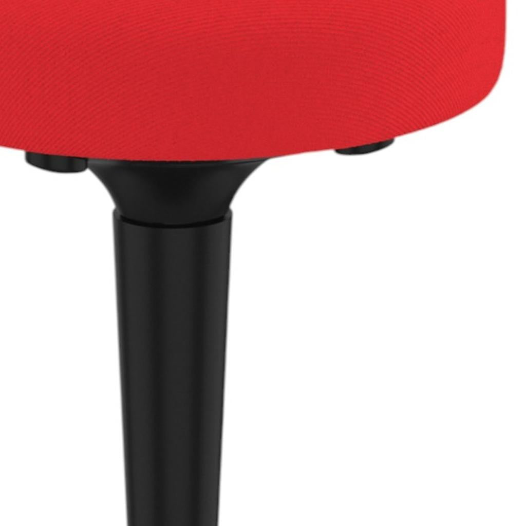 Red & Black Adjustable Height Office Chair | Swivel, Bold Design, Ergonomic Comfort