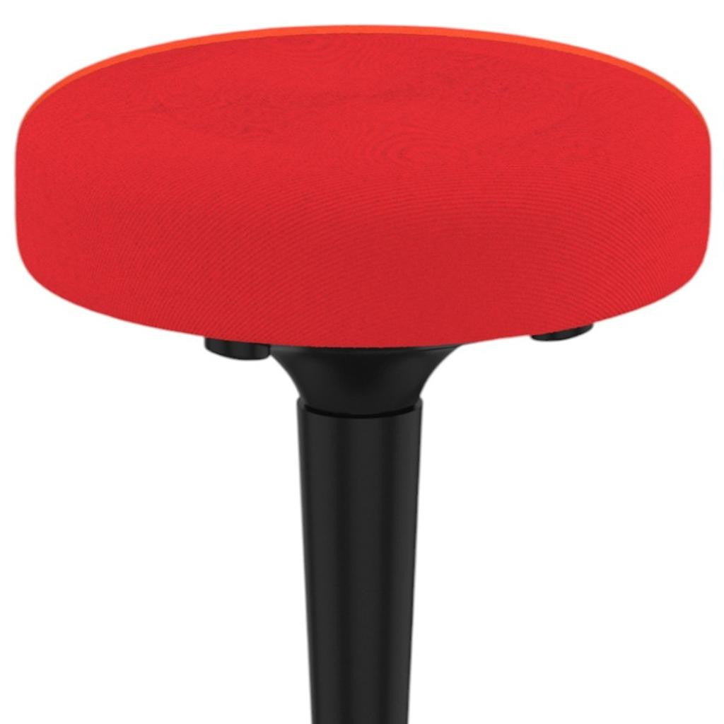Red & Black Adjustable Height Office Chair | Swivel, Bold Design, Ergonomic Comfort