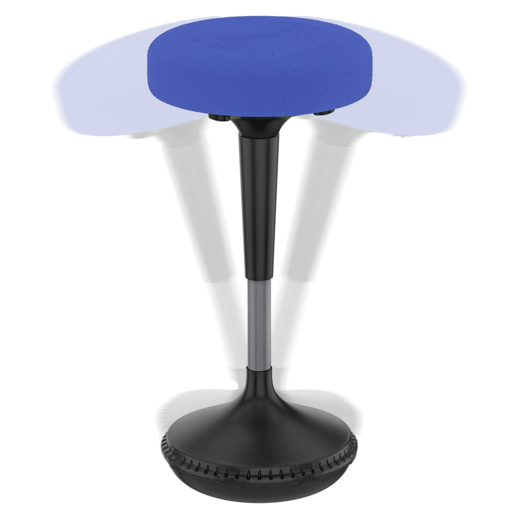 Blue & Black Adjustable Height Office Chair | Swivel, Ergonomic, Modern Style