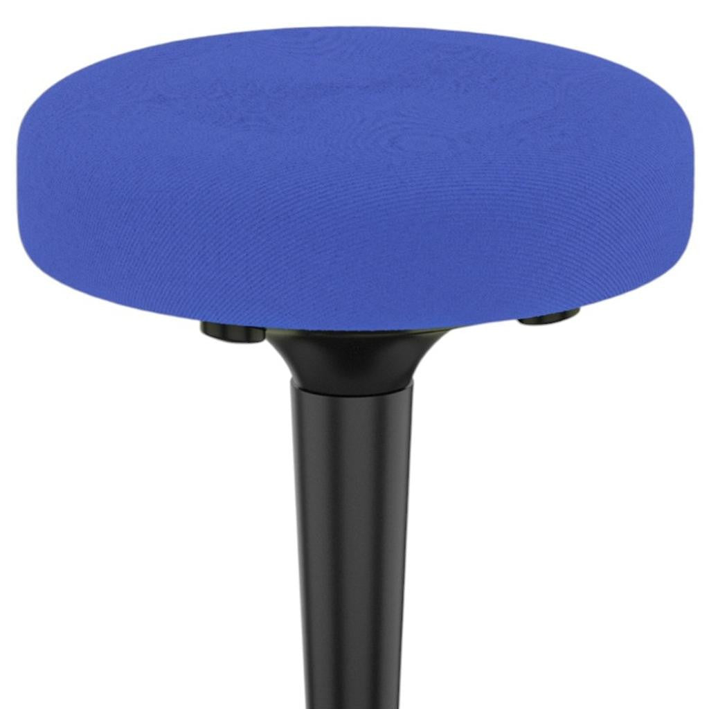 Blue & Black Adjustable Height Office Chair | Swivel, Ergonomic, Modern Style