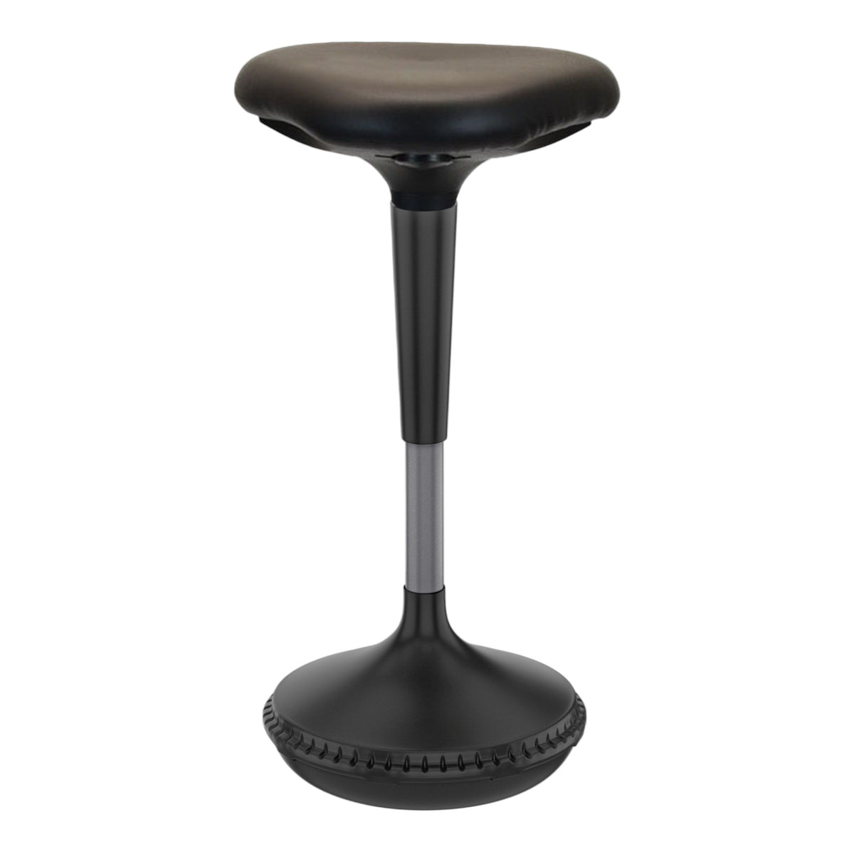Black Adjustable Height Office Chair | Swivel, Ergonomic, Rolling Casters