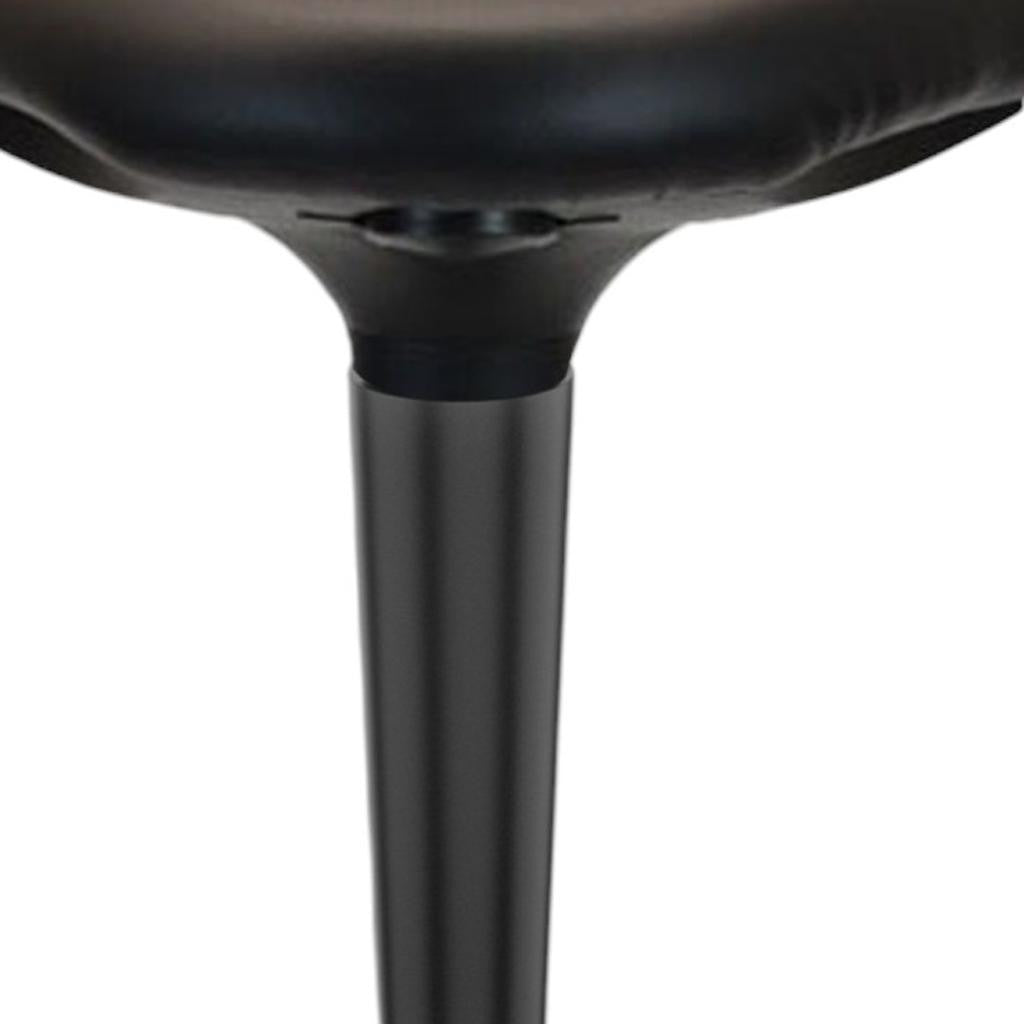 Black Adjustable Height Office Chair | Swivel, Ergonomic, Rolling Casters