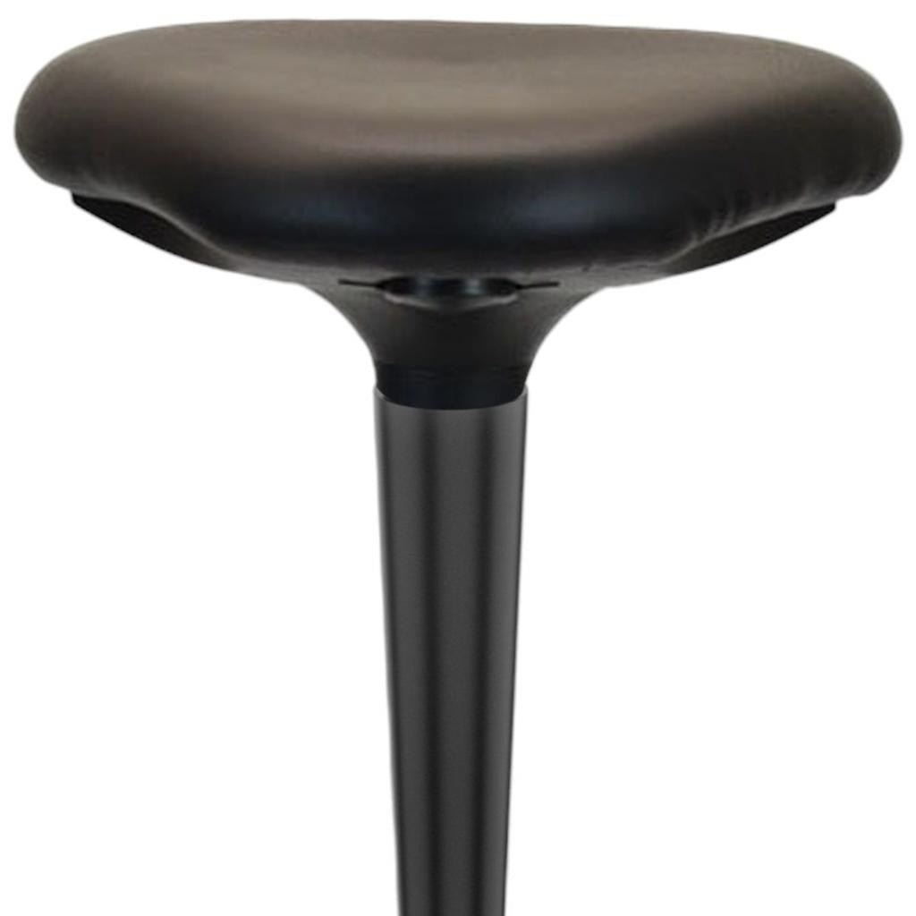 Black Adjustable Height Office Chair | Swivel, Ergonomic, Rolling Casters