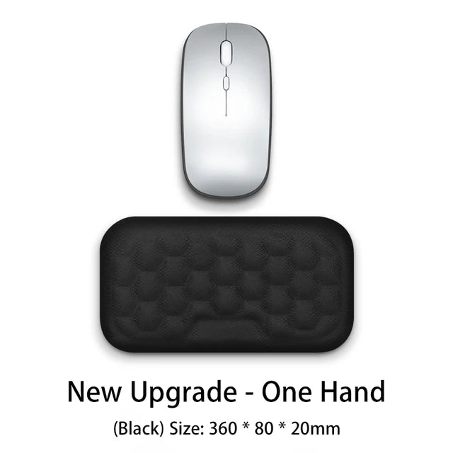 Memory Foam Keyboard Wrist Rest and Mouse Pad Set