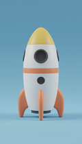 Rocket Desk Organizer with Sliding Tray