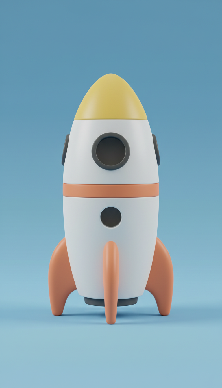 Rocket Desk Organizer with Sliding Tray