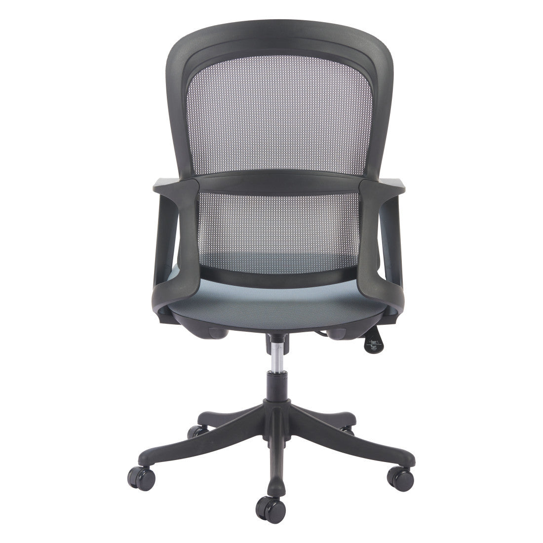 Gray & Black Adjustable Height Office Chair | Swivel, Rolling, Sleek Professional Design