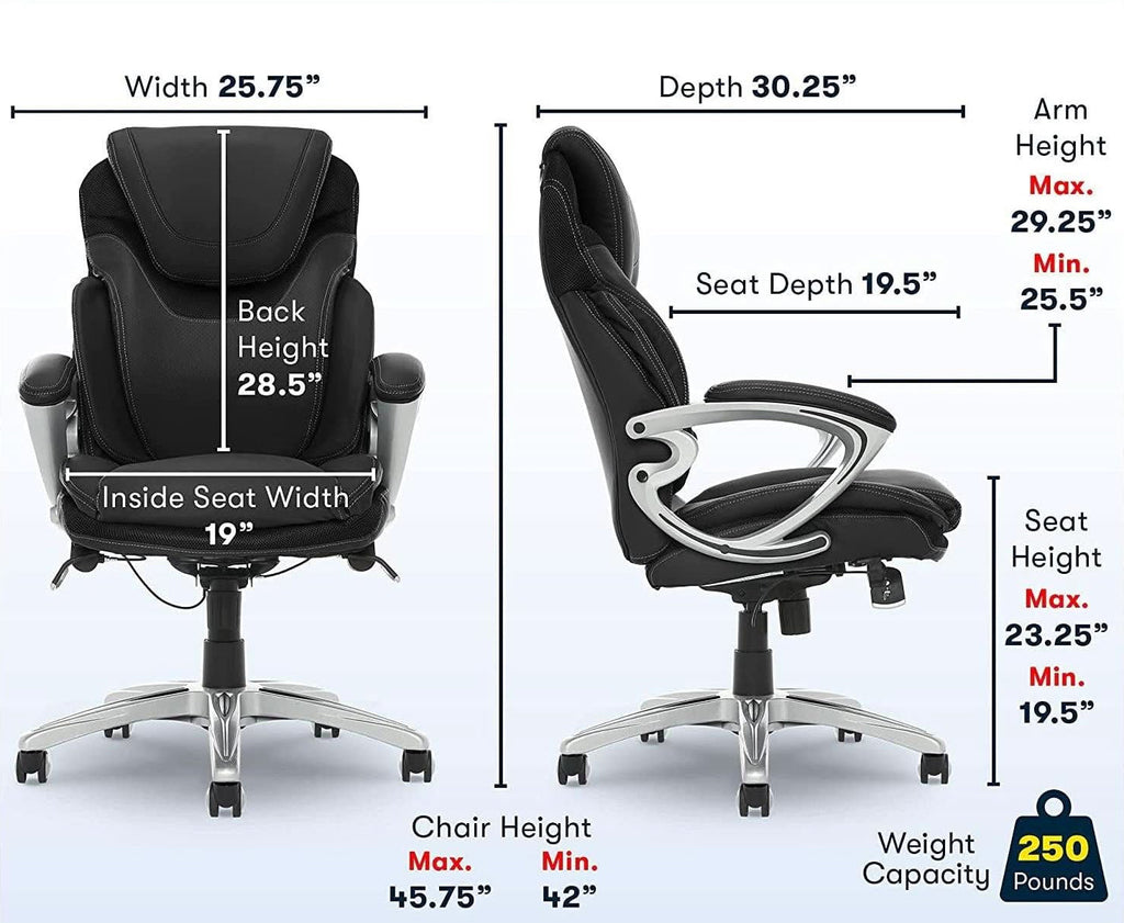 Ergonomic Executive Chair Bonded Leather With Air Lumbar-2