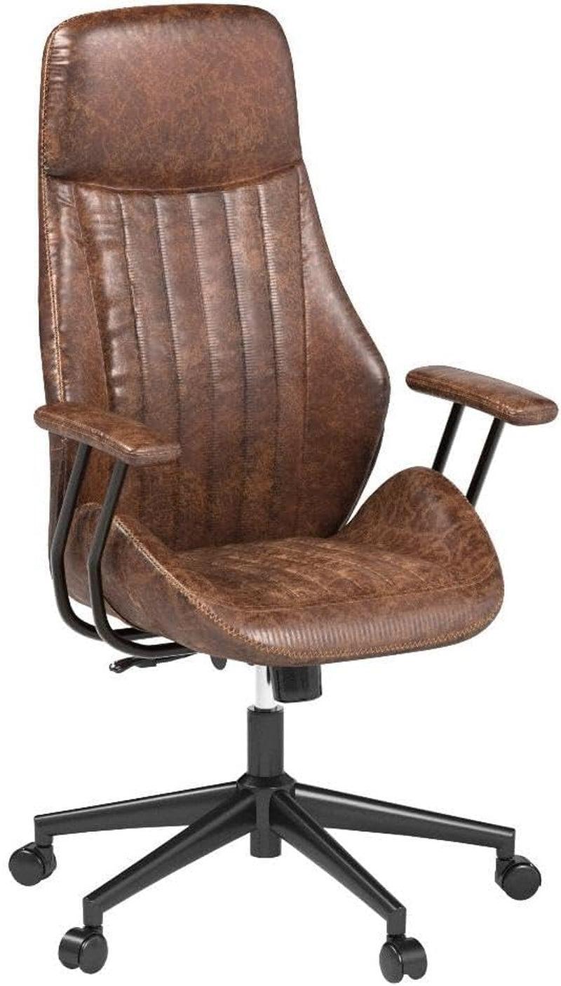 Dark Brown Ergonomic Executive Office Chair Deluxe-4