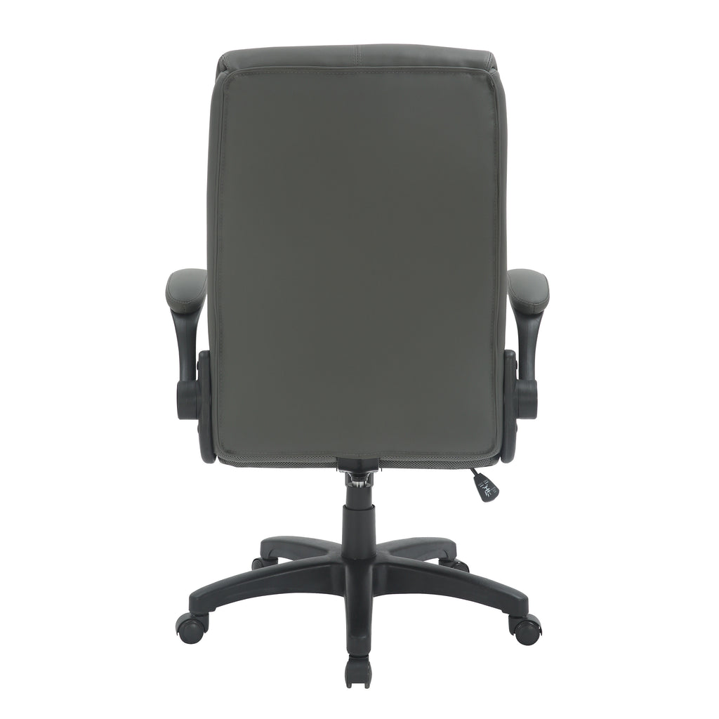 Gray Adjustable Height Executive Office Chair | Swivel, Rolling, Professional Comfort