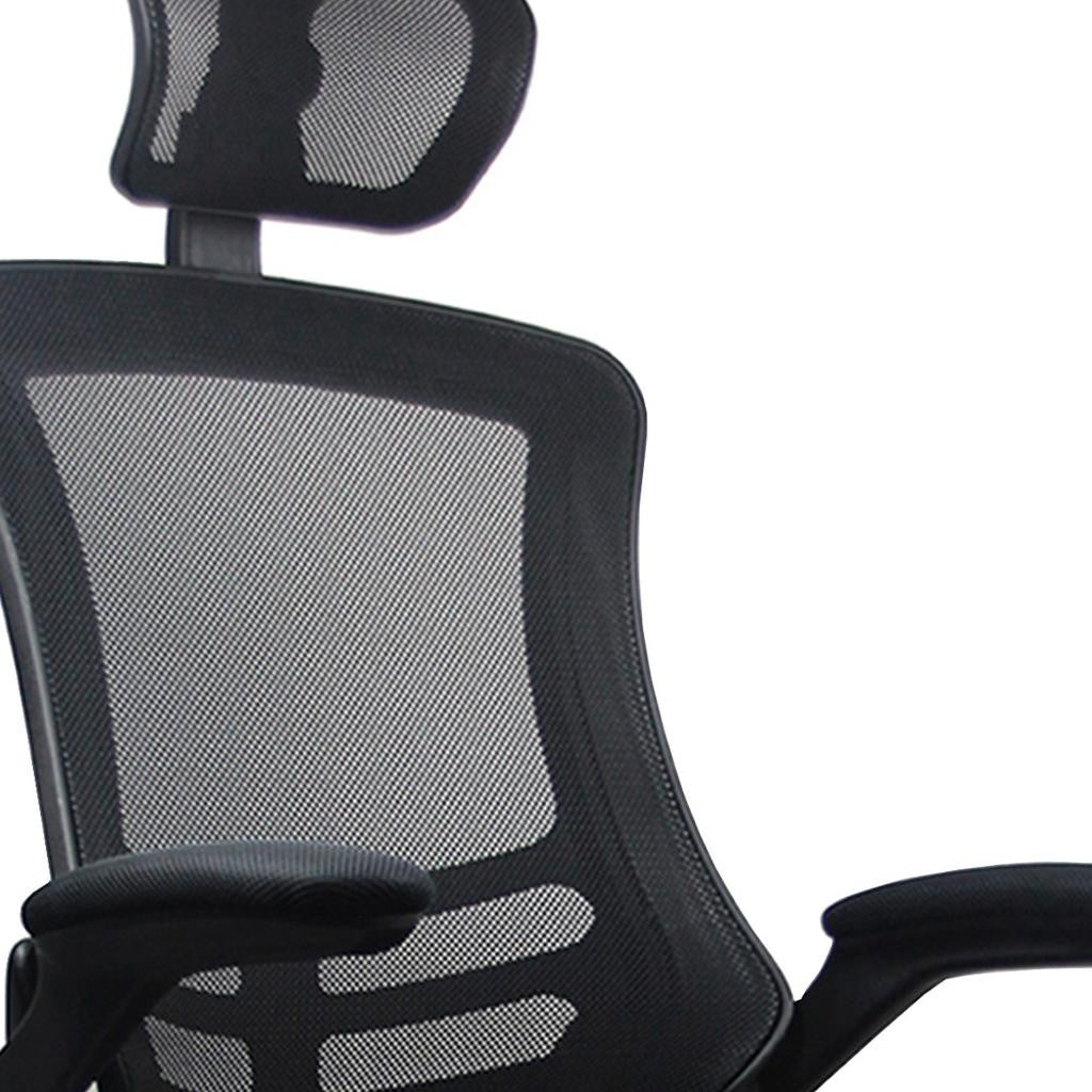 Black Adjustable Height Executive Office Chair | Swivel, Rolling, Sleek Professional Look
