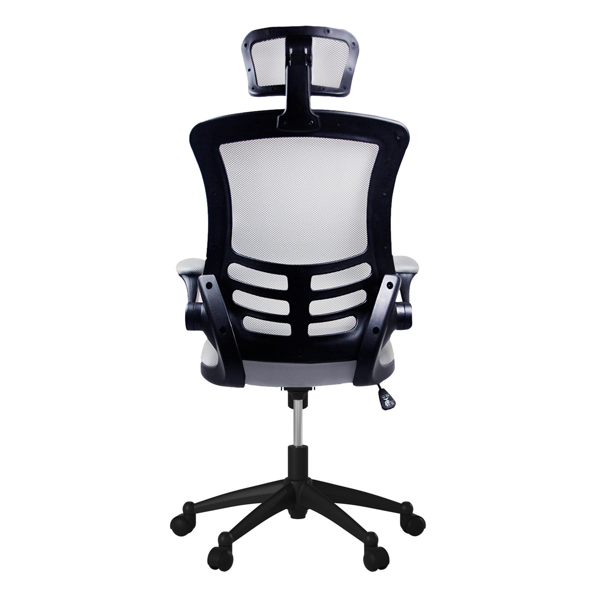 Gray Adjustable Height Executive Office Chair | Swivel, Rolling, Modern Professional Style