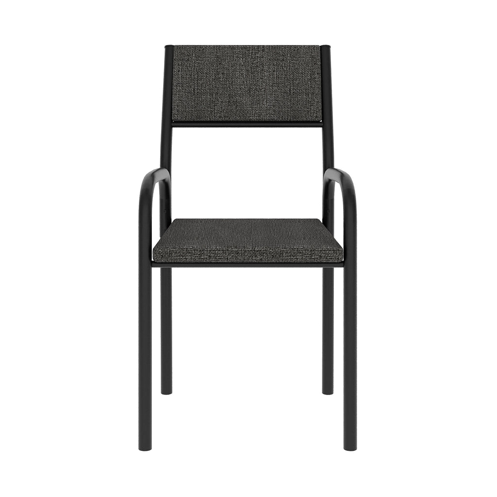 Charcoal & Black Office Chair | Compact Ergonomic Design, Modern Style