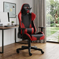 Black & Red Gaming Chair | Swivel Rolling, Bold Racing Style