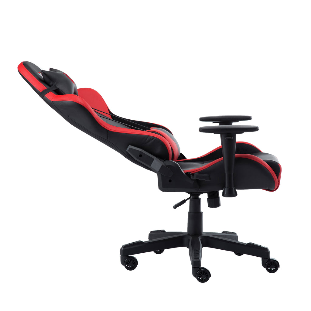 Black & Red Gaming Chair | Swivel Rolling, Bold Racing Style