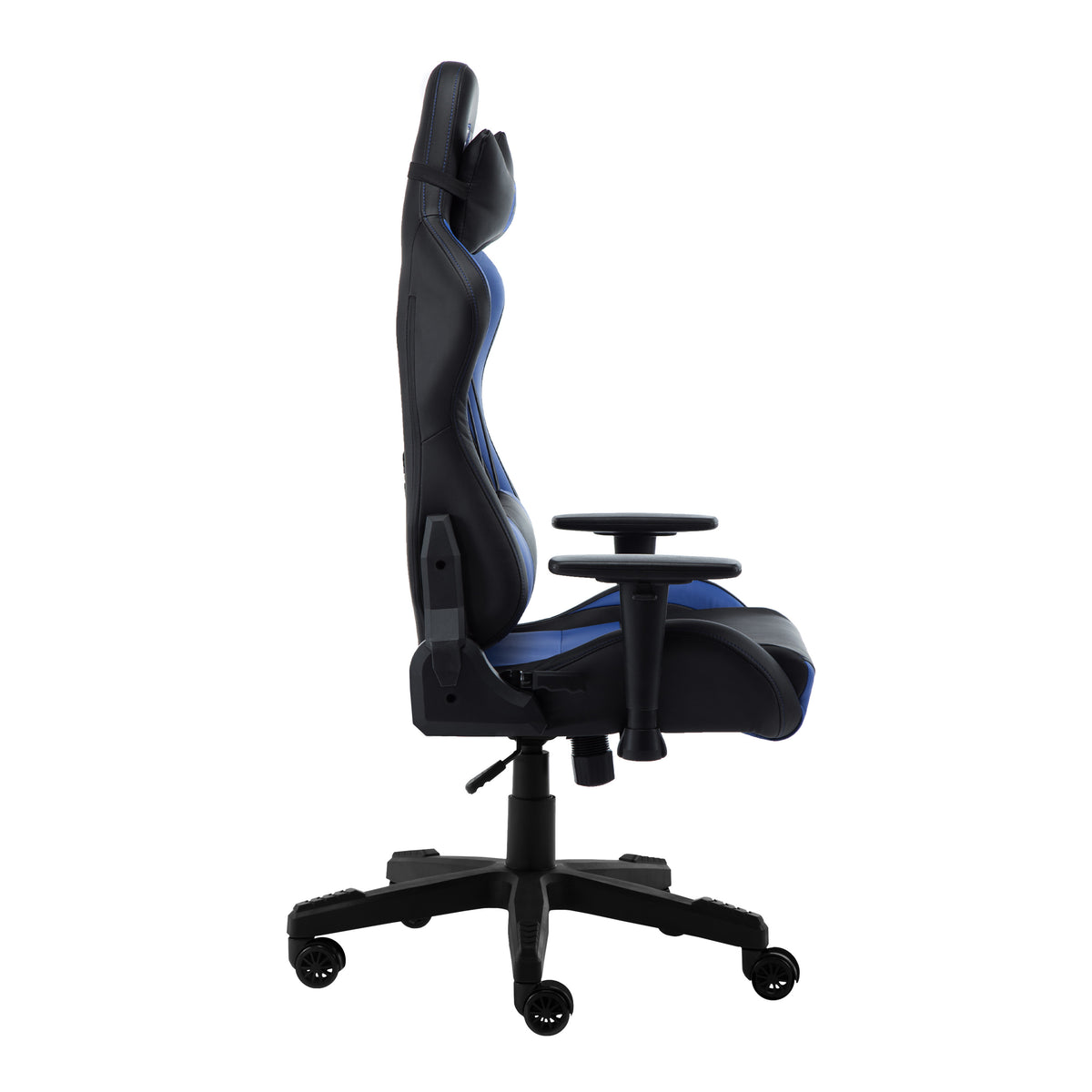 Blue & Black Gaming Chair | Swivel Rolling, Dynamic Racing Design