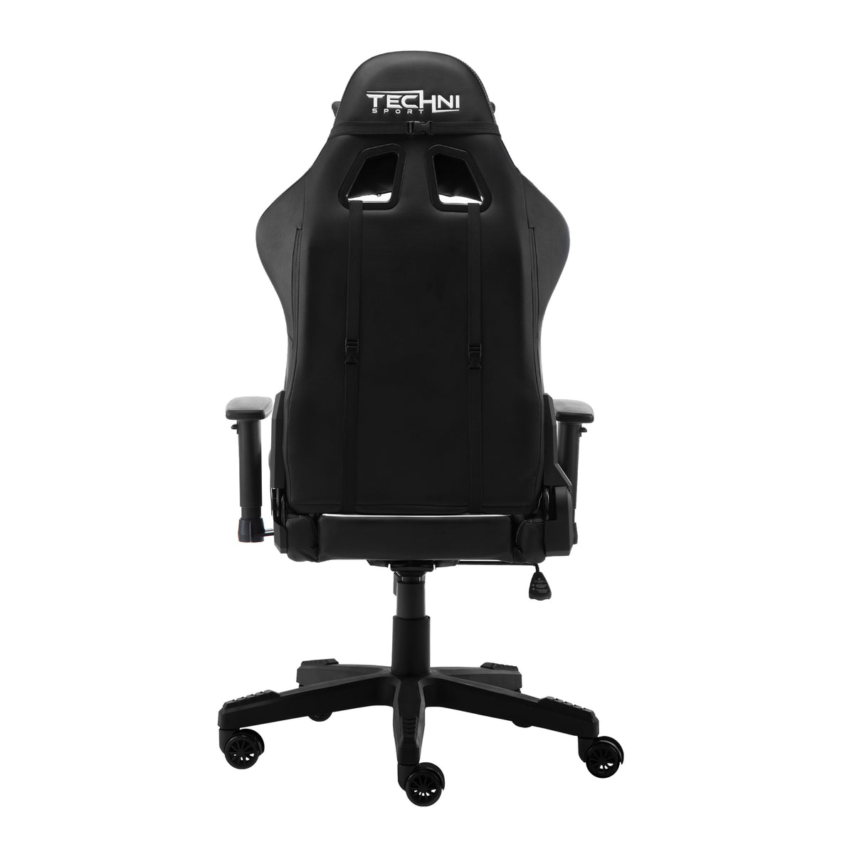 White & Black Gaming Chair | Swivel Rolling, Clean Contrast Racing Style