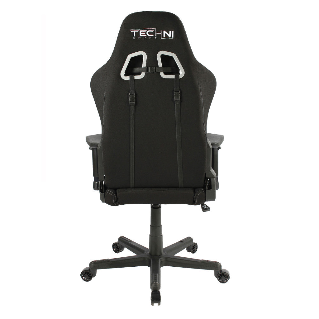 Black Gaming Chair | Swivel Rolling, Sleek Ergonomic Design