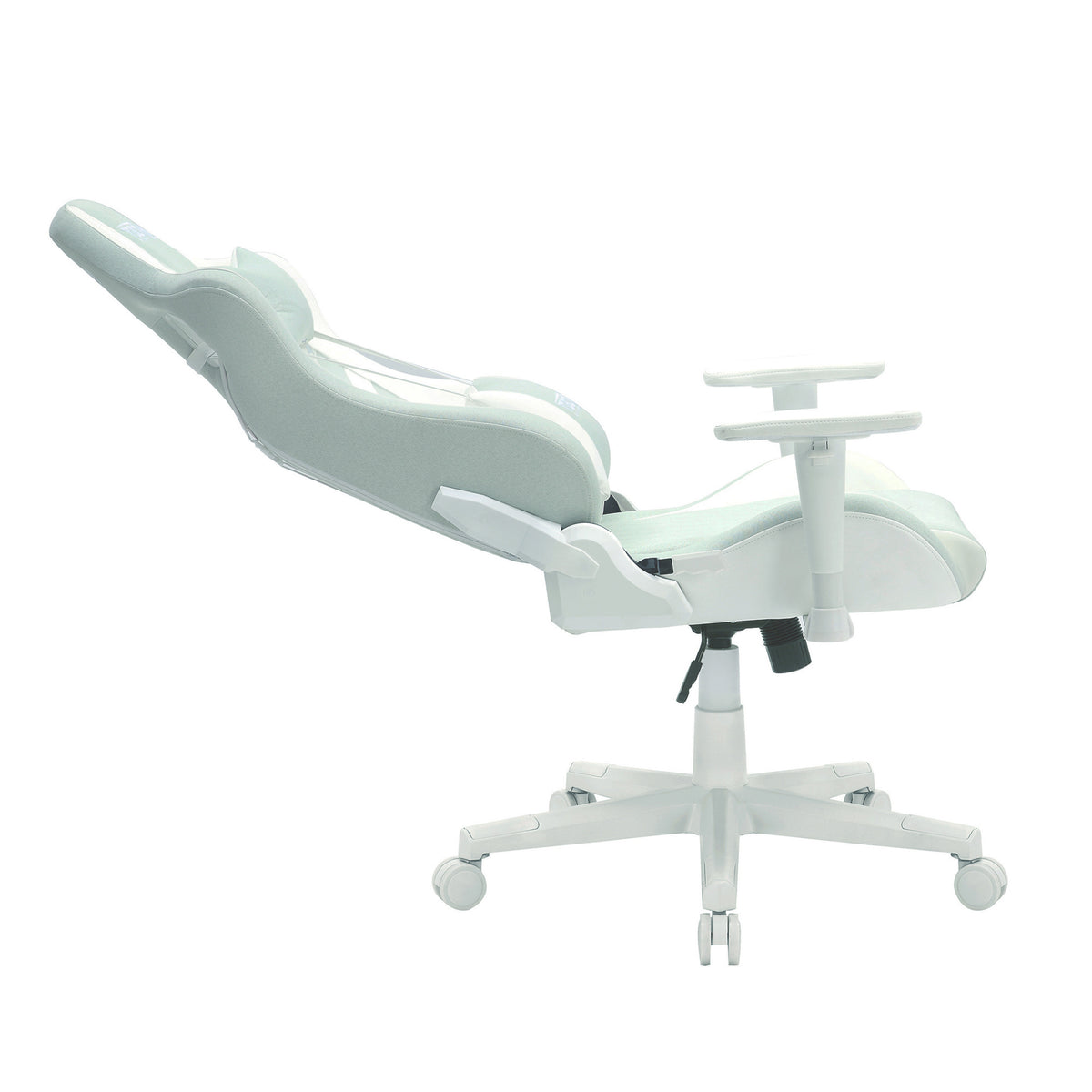 Mint Green & White Gaming Chair | Swivel Rolling, Fresh Cool Tones