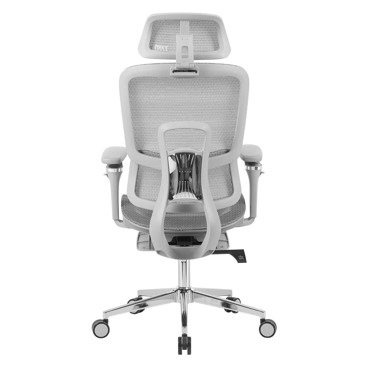 Gray Adjustable Height Gaming Chair with Footrest | Swivel Rolling, Full Ergonomic Support