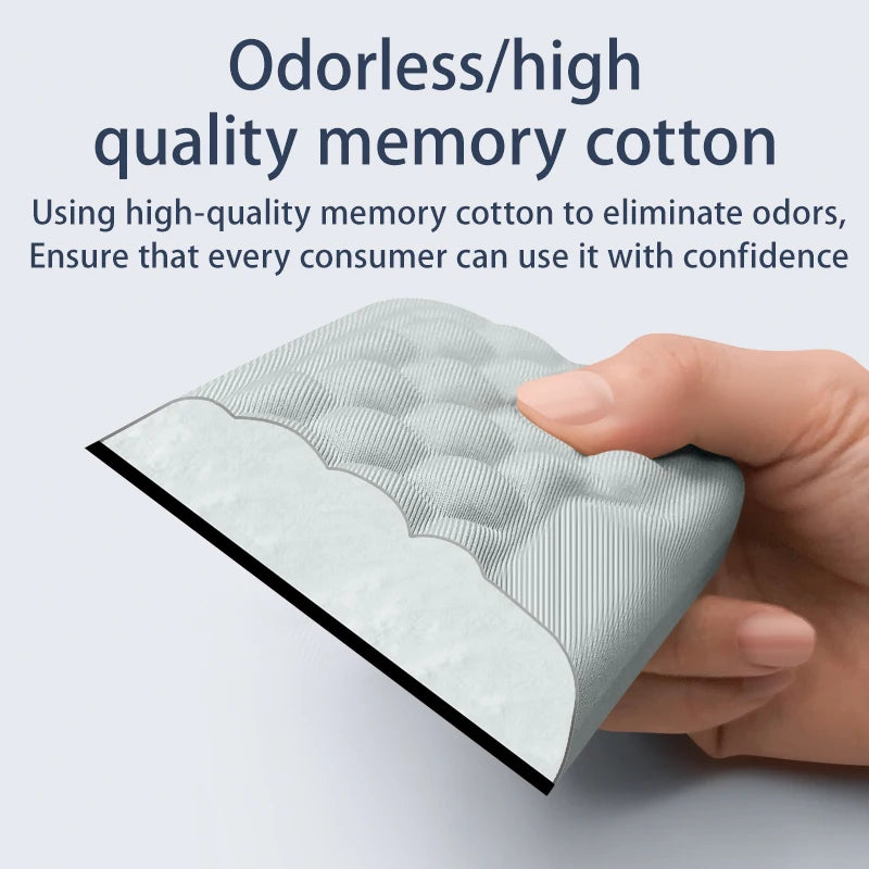 Memory Foam Keyboard Wrist Rest and Mouse Pad Set