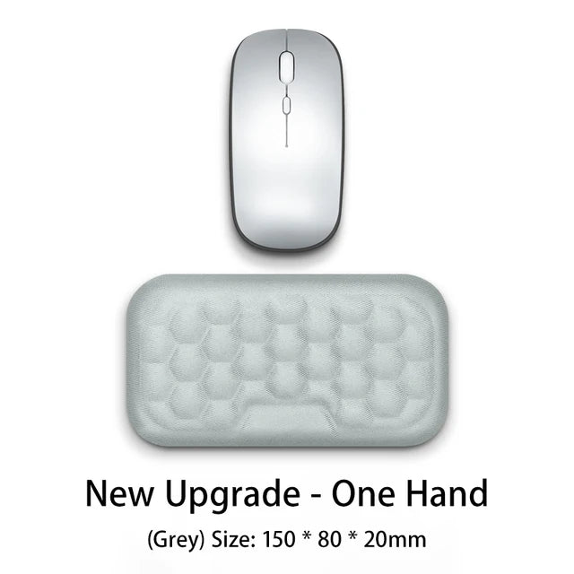 Memory Foam Keyboard Wrist Rest and Mouse Pad Set