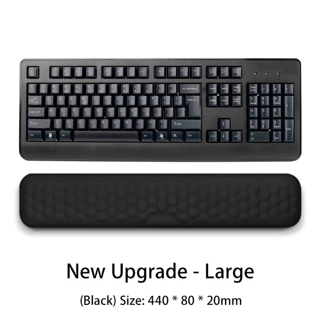Memory Foam Keyboard Wrist Rest and Mouse Pad Set