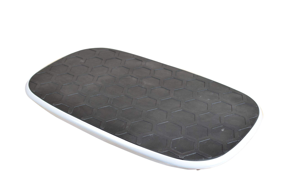 Black and white balance board top surface with hexagon anti-fatigue mat