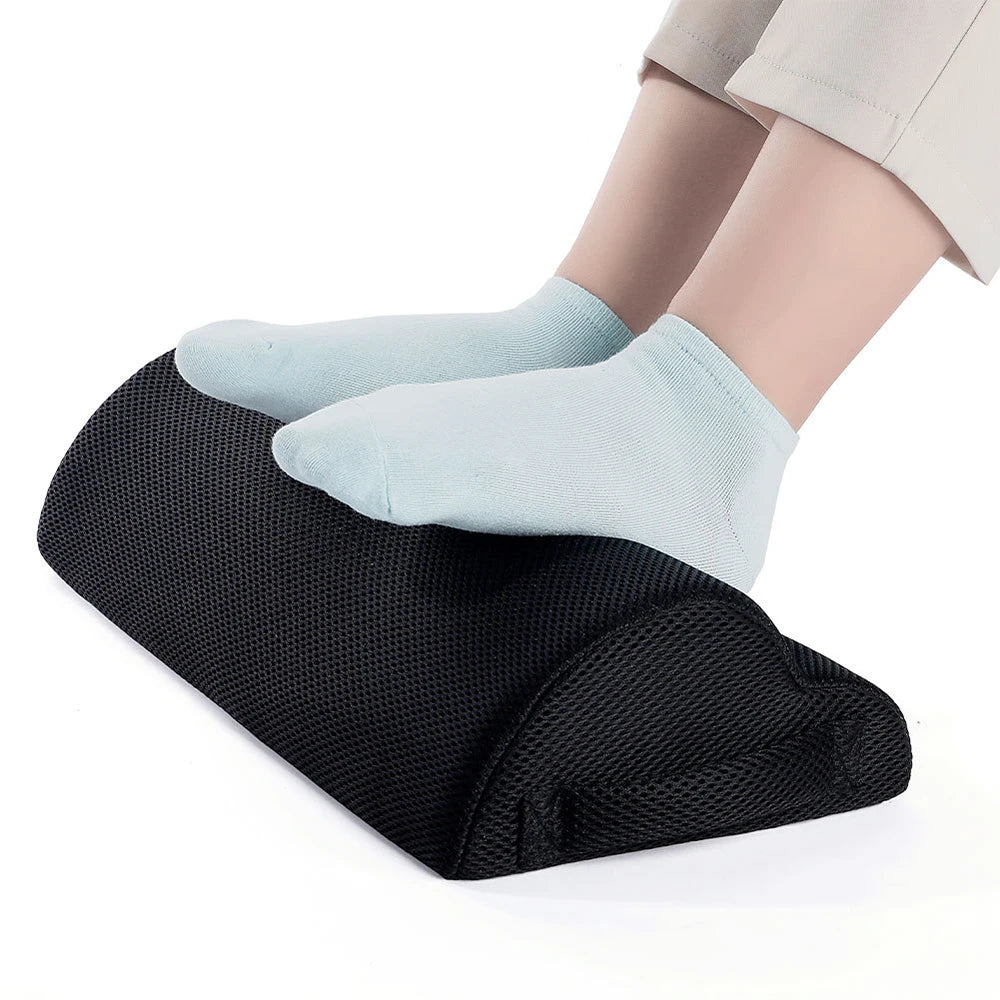 Under Desk Footrest with Memory Foam Foot Cushion