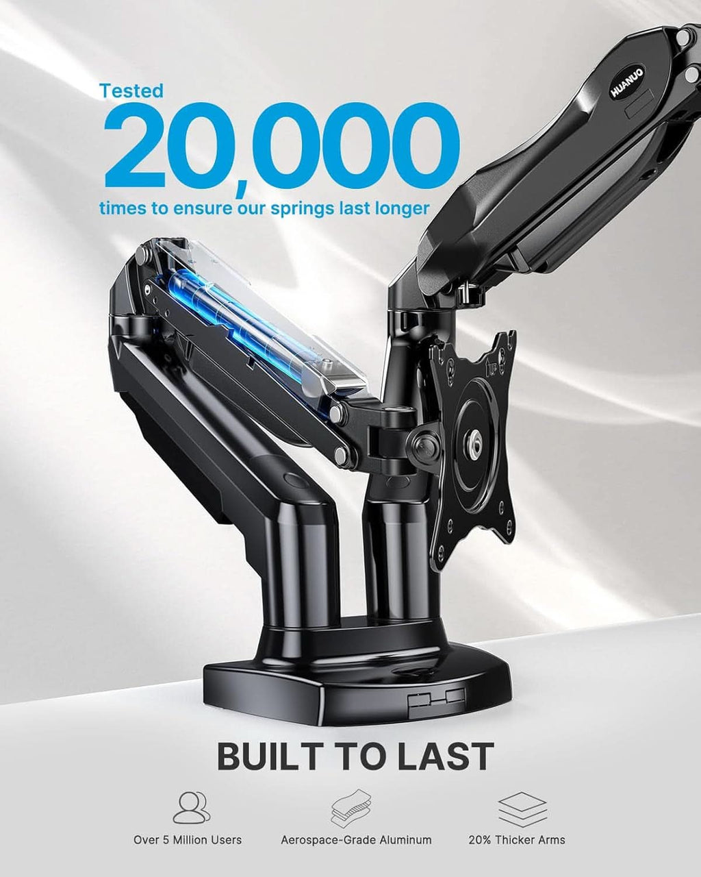 Dual Monitor Stand With 13 To 32 Inch VESA Desk Mount-4
