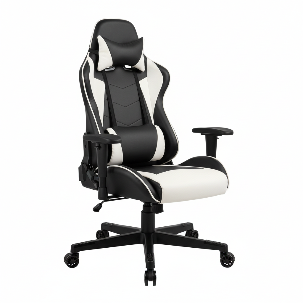 Black & White Gaming Chair — New Perspective