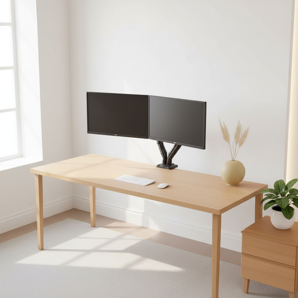 Dual Monitor Arm Scandi