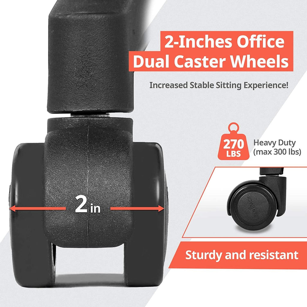 Ergonomic Mesh Office Chair With Lumbar Support And Breathable Back-3