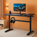 Extra Large Ergonomic Gaming Desk with Cup Holder-0