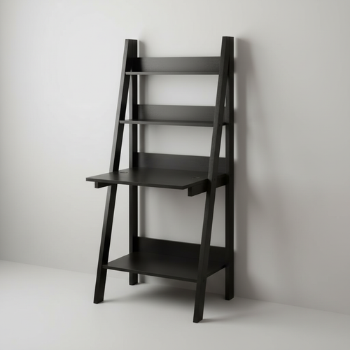 Espresso ladder desk studio photo