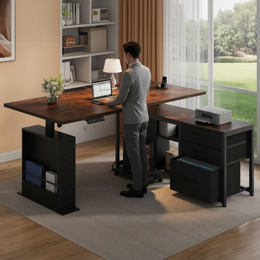 L-Shaped Desk Variant 3