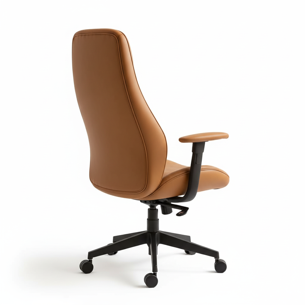 Tan Chair White B